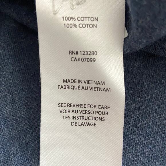 Travis Mathew Men's Medium Cloud Collection Flannel Shirt Blue Heather NEW - Picture 10 of 12